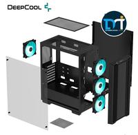Gambar Deepcool CC560 I CC560 WH - Tempered Glass Mid-Tower Gaming Case - Black Edition dari Duta Mandiri Infokom undefined 5 Tokopedia