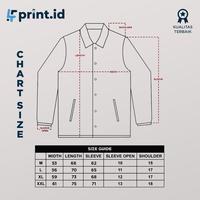 Gambar JAKET COACH CUSTOM SATUAN | JACKET PARASUT SABLON | JAKET WATERPROOF - Logo, M dari ifprintid custom sablon undefined 5 Tokopedia