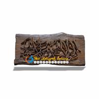 Gambar hiasan dinding kaligrafi kayu jati ukiran rustic antik jepara dari Moerya Jepara undefined 1 Tokopedia