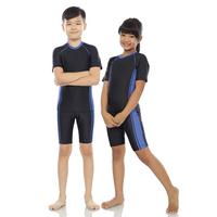 Gambar Baju Renang Stelan Pendek Unisex Anak SD - Abu-abu, M dari duniarenangid undefined 2 Tokopedia