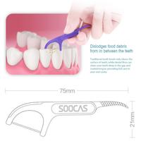 Gambar Soocas Dental Floss Benang Pembersih Tusuk Gigi - Biru Muda dari Tech and Life Indonesia undefined 3 Tokopedia