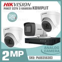 Gambar PAKET CCTV 3 KAMERA HIKVISION 2MP +DIAGRAM INSTALASI - NON AUDIO dari TOKOCCTV.NET undefined 1 Tokopedia