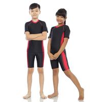 Gambar Baju Renang Stelan Pendek Unisex Anak SD - Abu-abu, M dari duniarenangid undefined 1 Tokopedia
