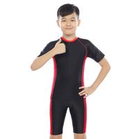 Gambar Baju Renang Stelan Pendek Unisex Anak SD - Abu-abu, M dari duniarenangid undefined 4 Tokopedia