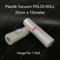 Gambar Plastik Vacuum POLOS ROLL 20cm x 10m / Vacum Makanan Vakum 20x1000 cm - 23cm x 10meter dari Mitra Packindo Machinery undefined 3 Tokopedia
