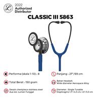 Gambar 3M Littmann Classic III Stethoscope TUBE MIRROR CP - NAVY - 5863 dari Littmann Official Store undefined 2 Tokopedia