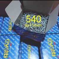 Gambar ISI 100 PCS PAKU RIVET MERK RIVETTI 540 UKURAN 4mm x 11mm dari Kali Sinar Mas undefined 3 Tokopedia