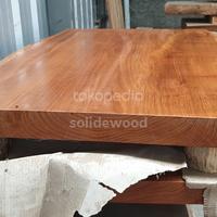 Gambar papan kayu jati utuh tanpa sambungan bahan meja dari solidewood undefined 3 Tokopedia
