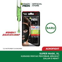 Gambar Garnier Men Acno Fight Super Mask Single/Pack of 3/Pack of 5 - Pack of 3 dari Garnier Men Official Store undefined 3 Tokopedia