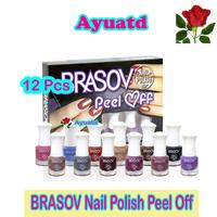 Gambar BRASOV Kutek / Cat Kuku Kupas 12 Pcs 9 ML Nail Polish Peel Off BPOM Ku dari AYUCOSME undefined 1 Tokopedia