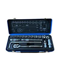 Gambar MULTIPRO KUNCI SOK SET SOCKET SET 3/8" 19PCS 6PT 6-22MM dari HSG Tools undefined 1 Tokopedia