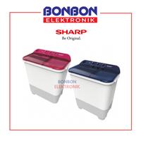 Gambar Sharp Mesin Cuci 2 Tabung 7KG EST 75NT / 75 NT / EST75NTBL EST75NTPK dari Bonbon Elektronik_NEW undefined 2 Tokopedia