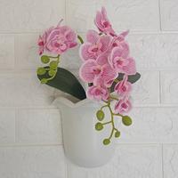 Gambar bunga anggrek cabang dua artificial pot tempel dinding - Ungu dari junjun florist undefined 3 Tokopedia