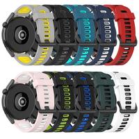 Gambar RUN22 Silikon Strap 22mm for Huawei GT2 GT3 46mm / Amazfit GTR 2 3 dll - BLACK GREEN dari Prishcatshop undefined 4 Tokopedia