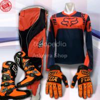 Gambar Jersey Trail Motocross Paket Fullset adventure dewasa MX cross setelan - Fullset 02, sepatu 42 dari Askeyra Shop undefined 2 Tokopedia