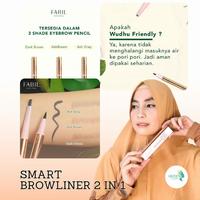 Gambar fabil smart browliner 2in1 eyeliner dan pensil alis mudah digunakan - dark brown dari lelyfabilherbal undefined 1 Tokopedia