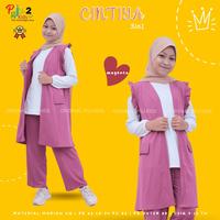 Gambar Cintiya 3 in 1/Baju Muslim Anak/Baju Setelan Anak dari D_Ka Shop undefined 2 Tokopedia