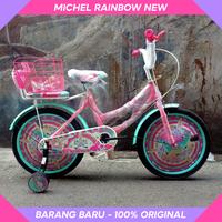 Gambar Sepeda Anak Perempuan 12 16 18 Inch MICHEL RAINBOW NEW 2-8 Tahun - Pink Biru, 16 dari TWENTYONE07 SHOP undefined 4 Tokopedia