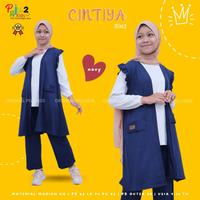Gambar Cintiya 3 in 1/Baju Muslim Anak/Baju Setelan Anak dari D_Ka Shop undefined 4 Tokopedia