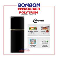 Gambar Polytron Kulkas 2 Pintu Inverter PRM-495X / PRM 495 X / PRM495X 350L dari Bonbon Elektronik_NEW undefined 1 Tokopedia