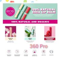 Gambar EOS 100% Natural And Organic Shea Lip Balm Original USA - Sweet Mint dari 360 Pro Shop undefined 1 Tokopedia