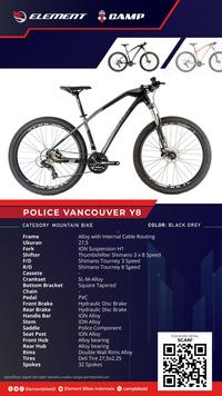 Gambar Sepeda Gunung MTB Element Police Vancouver Y8 24 Speed Shimano New SNI - Yellow Black dari Sepeda dan Motor Listrik undefined 5 Tokopedia
