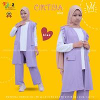 Gambar Cintiya 3 in 1/Baju Muslim Anak/Baju Setelan Anak dari D_Ka Shop undefined 5 Tokopedia