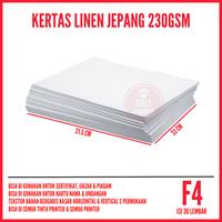 Gambar Kertas Linen F4 isi 30 lembar / Kertas Linen Jepang F4 dari Salt Paper undefined 1 Tokopedia