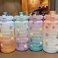 Gambar Botol Minum Motivasi 2000ML 2 Liter Botol Penanda Waktu Botol Minum - RANDOM WARNA dari Miczson undefined 3 Tokopedia