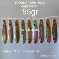 Gambar LURE CASTING UMPAN SPOON KILLER 55GR - sisik, set hook dari sofa fajaniar undefined 1 Tokopedia