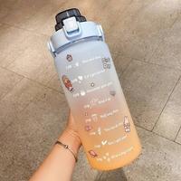 Gambar Botol Minum Motivasi 2000ML 2 Liter Botol Penanda Waktu Botol Minum - RANDOM WARNA dari Miczson undefined 2 Tokopedia