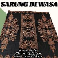 Gambar fashion muslim pria - sarung batik pria mahkota raja - sarung motif - Hitam dari anwjayastore1 undefined 1 Tokopedia