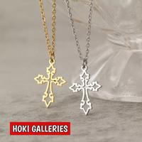Gambar Kalung Titanium AntiKarat Liontin Salib Rongga Design Vintage Triangle - Rantai 45 cm dari Hoki Galleries undefined 2 Tokopedia