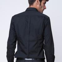 Gambar Kemeja pria lengan panjang slimfit Hitam The executive Original O002 - XL dari ayucellshop undefined 2 Tokopedia