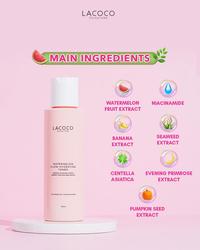 Gambar lacoco watermelon glow mask Hydrating Toner Original dari Lacoco Official Id undefined 2 Tokopedia