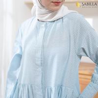 Gambar Amira Gamis by Sabila moeslem wear - Hijau Mint, XL dari SABILLA MOESLEM WEAR undefined 5 Tokopedia