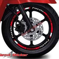 Gambar stiker sticker velg FAZZIO 125 depan belakang - tosca dari AAP motoshop undefined 3 Tokopedia