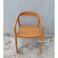 Gambar Kursi Cafe Selly - Kursi Makan Selly Kayu Jati - Hitam dari Best Furniture ID undefined 3 Tokopedia