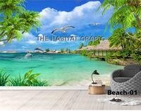 Gambar Wallpaper 3d Dinding Rumah Pemandangan Pantai - 3 dari 3Dwallpaperlancarjaya undefined 1 Tokopedia