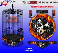 Gambar STIKER SANGKAR MURAI DEKAL KANDANG BURUNG BULAT MOTIF JOKER NO 1 2 3 4 - NO 1 dari vid dsigner undefined 1 Tokopedia