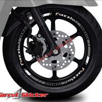 Gambar stiker sticker velg FAZZIO 125 depan belakang - tosca dari AAP motoshop undefined 2 Tokopedia