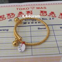 Gambar Gelang Tangan Emas Anak 16K 4,44Gram dari Toko Mas Medan Baru undefined 1 Tokopedia