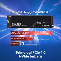 Gambar Kingston KC3000 SSD 512GB I 1TB I 2TB M.2 2280 NVMe PCIe Gen 4x4 dari Starcomp Origin undefined 2 Tokopedia