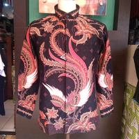 Gambar kemeja Boss Batik pola burung Phoenix lengan panjang slimfit dari Kalimas Bandung_NEW undefined 4 Tokopedia