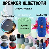 Gambar Mini Speaker Bluetooth Audio Portable Speaker Bass Wireless Stereo - Macaron Yellow dari Houseware Indonesia_NEW undefined 1 Tokopedia