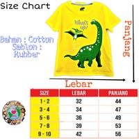 Gambar baju anak / kaos anak motif Dino - 9 - 10 tahun dari Loving Kids undefined 3 Tokopedia