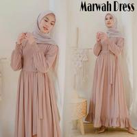 Gambar Marwah Dress/gamis wanita terbaru/fashion muslim/gamis wanita busui - Mocca, XL dari Gunadi's undefined 3 Tokopedia