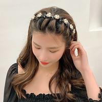 Gambar Bando kepang korea motif mata jepit wanita dewasa cantik pesta P2 - Bunga mata dari numbertwo ID undefined 2 Tokopedia