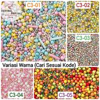 Gambar Sprinkel Mutiara Hati Pink 100gr (C3-16)/ Springkel Sprinkle Pearl Kue - 16 (P) dari Sentral Baking undefined 3 Tokopedia