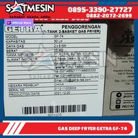 Gambar Gas Deep Fryer Free Standing GETRA GF-74 / Alat Penggoreng dari Satmesin-Pusat Mesin undefined 4 Tokopedia